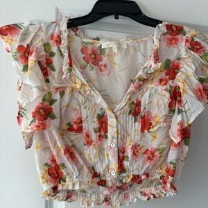 LoveShackFancy Floral Blouse